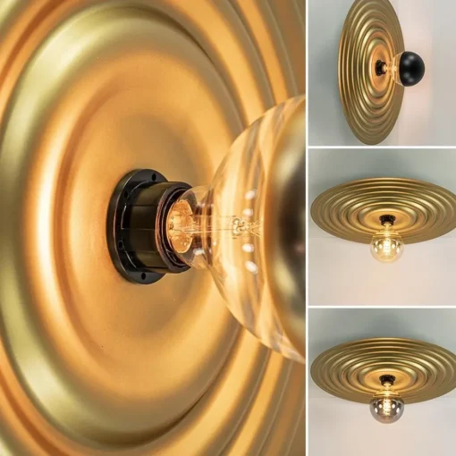 Plafond/wandlamp Saturn 56cm matgoud>Straluma Sale
