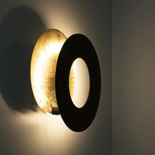 Plafond/wandlamp Vera 21 goldleaf/zwart>Straluma Outlet