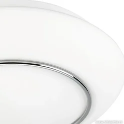 Plafonniere Tornado chroom/wit 38cm IP44></noscript>Straluma Clearance