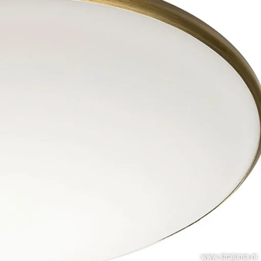 Plafonnière Art rond brons 35 cm>Straluma Outlet