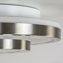 Plafonnière Master 435 nikkel IP44></noscript>Straluma Best