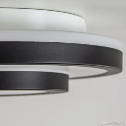 Plafonnière Master 435 zwart/glas IP44></noscript>Straluma Outlet