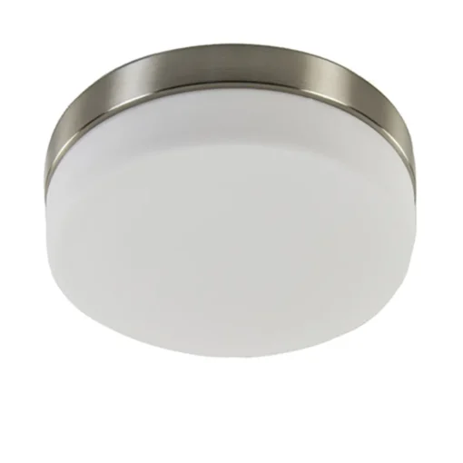Plafonnière nikkel/opaal 18cm 3-st.dim.>Straluma Sale