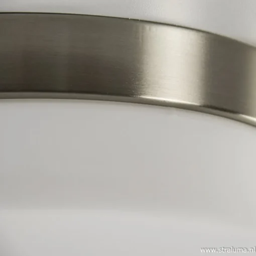 Plafonnière nikkel/opaal 18cm 3-st.dim.>Straluma Sale