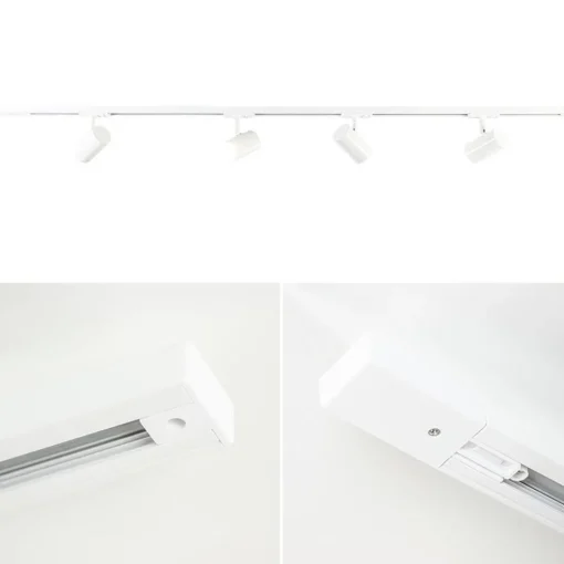 Railsysteem set wit inclusief 4 spots tube>Straluma Clearance