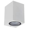 Rechthoekige buitenlamp downlighter mat wit>Straluma Sale