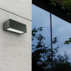 Rechthoekige LED buitenlamp up+down mat zwart></noscript>Straluma Clearance