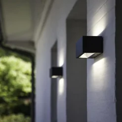 Rechthoekige LED buitenlamp up+down mat zwart></noscript>Straluma Clearance