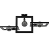 Rechthoekige plafondlamp triple square mat zwart>Straluma Sale