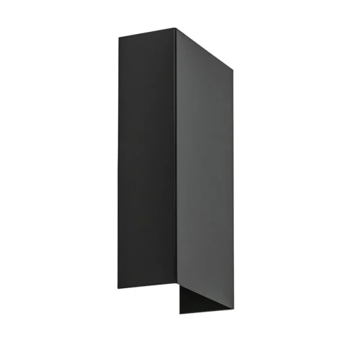 Rechthoekige wandlamp mat zwart G9>Straluma Discount
