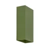 Rechthoekige wandlamp up+down groen>Straluma