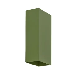 Rechthoekige wandlamp up+down groen>Straluma
