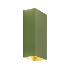 Rechthoekige wandlamp up+down groen>Straluma