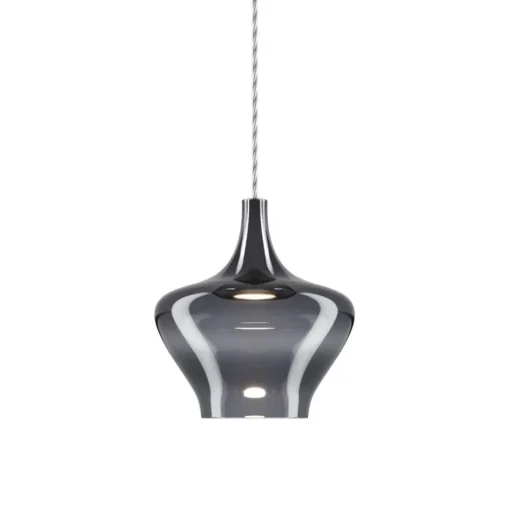 Retro design hanglamp smoke glas met LED>Straluma New