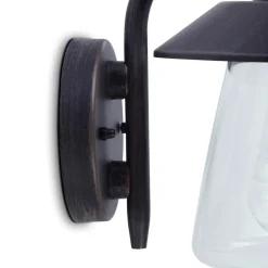 Robuuste buitenlamp wand zwart met roest en glas></noscript>Straluma Discount