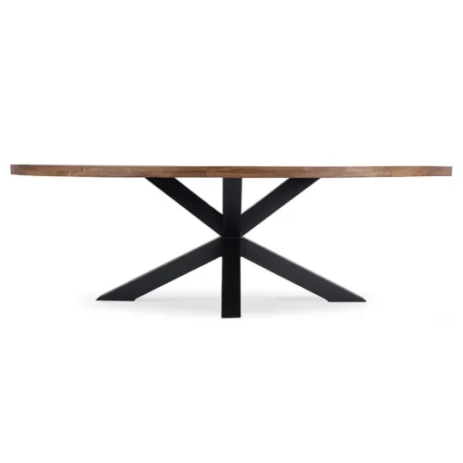 Robuuste eettafel ovaal 240 cm mangohout>Straluma Clearance
