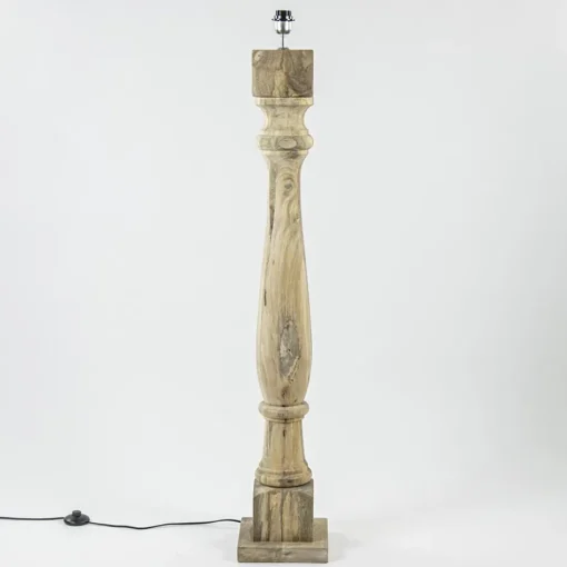 Robuuste lampvoet Robbia hout exclusief kap>Straluma Discount