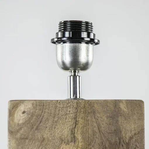 Robuuste lampvoet Robbia hout exclusief kap>Straluma Discount