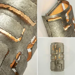 Robuuste wandlamp ambachtelijk zilver></noscript>Straluma New