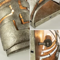 Robuuste wandlamp ambachtelijk zilver></noscript>Straluma New