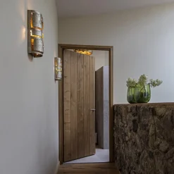 Robuuste wandlamp ambachtelijk zilver></noscript>Straluma New