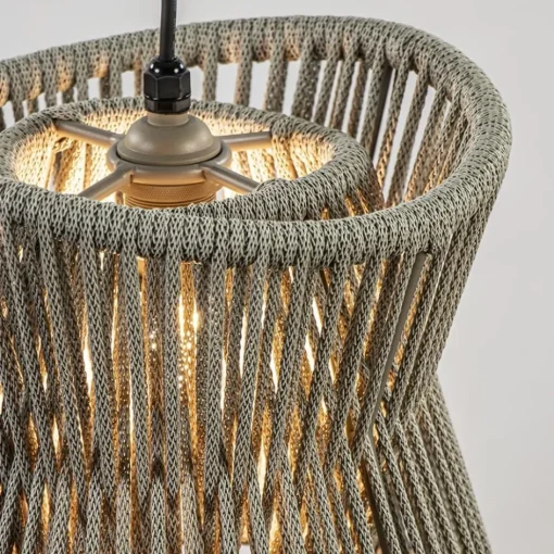 Ronde buiten hanglamp donker beige IP44>Straluma Clearance