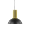 Ronde hanglamp zwart met brons klein>Straluma Online