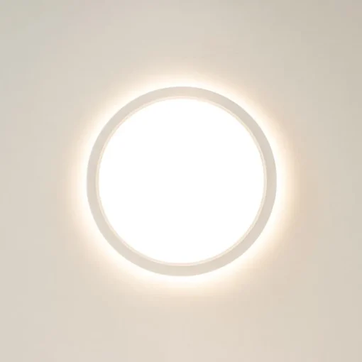 Ronde LED plafondlamp wit met 3 licht opties>Straluma New