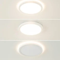 Ronde LED plafondlamp wit met 3 licht opties></noscript>Straluma New