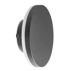 Ronde LED wandlamp tuin antraciet>Straluma Discount