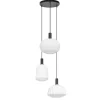Ronde 3-lichts hanglamp met opaal witte glazen>Straluma Sale