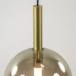 Ronde 3-Lichts LED hanglamp met gold fading glas></noscript>Straluma Outlet