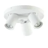 Ronde 3-lichts opbouwspot mat wit>Straluma Clearance