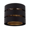 Ronde plafondlamp zwart metaal met goud>Straluma Clearance