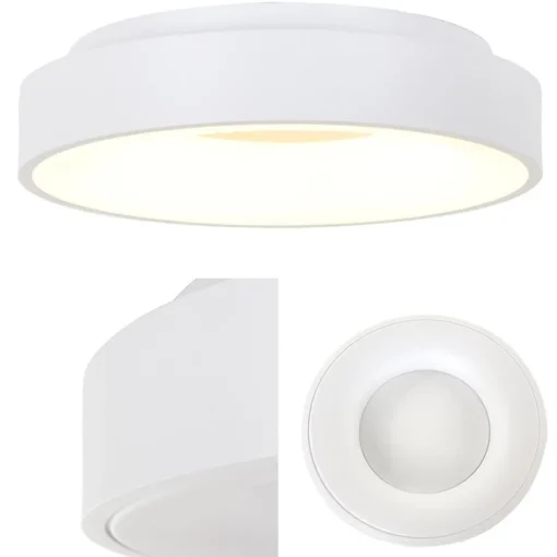 Ronde plafonnière wit 48 cm met LED>Straluma Outlet