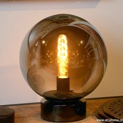 Ronde tafellamp smokey glas></noscript>Straluma Best