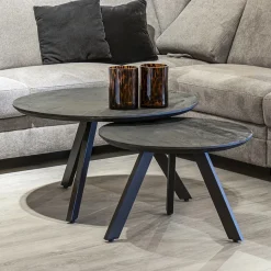 Salontafel rond hout zwart 80 cm></noscript>Straluma New