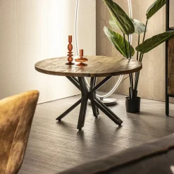 Salontafel Yana mangohout rond Ø80 cm></noscript>Straluma New