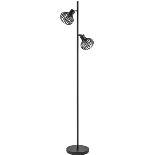 Scandinavische 2-lichts vloerlamp met draadkapjes>Straluma Clearance