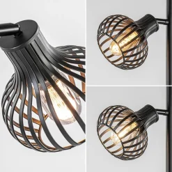 Scandinavische 2-lichts vloerlamp met draadkapjes></noscript>Straluma Clearance