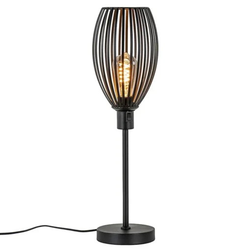 Scandinavische tafellamp mat zwart>Straluma Online