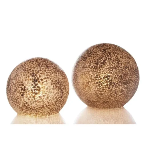 Schelpen tafellamp bol 40 cm creme-goud>Straluma Sale