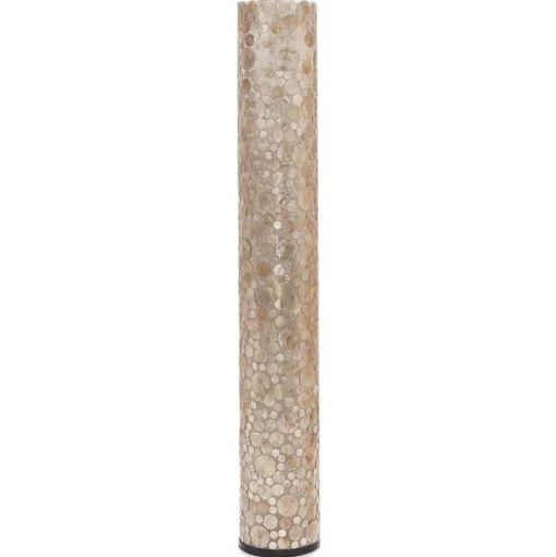 Schelpen vloerlamp goud cilinder groot>Straluma Clearance