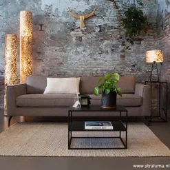 Schelpen vloerlamp goud cilinder groot></noscript>Straluma Clearance