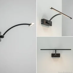 Schilderijlamp Matisse zwart 34cm>Straluma Clearance