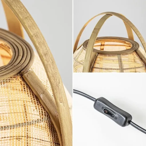 Sfeervolle tafellamp Jacinto naturel Light and Living>Straluma Best