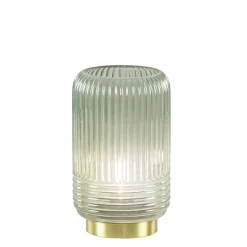 Sfeervolle tafellamp Lipa grijs groen op baterijen Light & Living>Straluma Discount