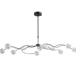 Sierlijke LED hanglamp met helder glas dimbaar>Straluma Sale