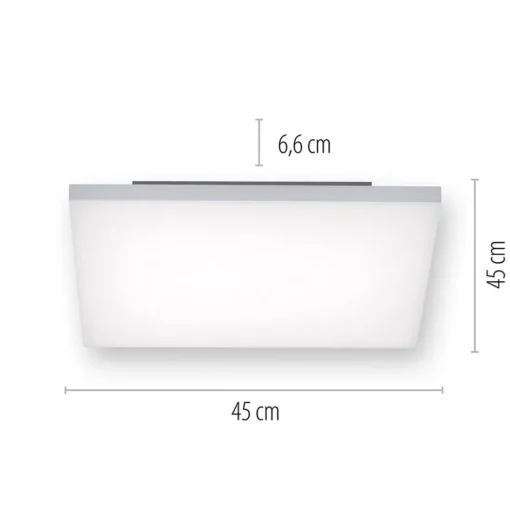Smart LED paneel wit dimbaar 45x45 cm>Straluma Outlet