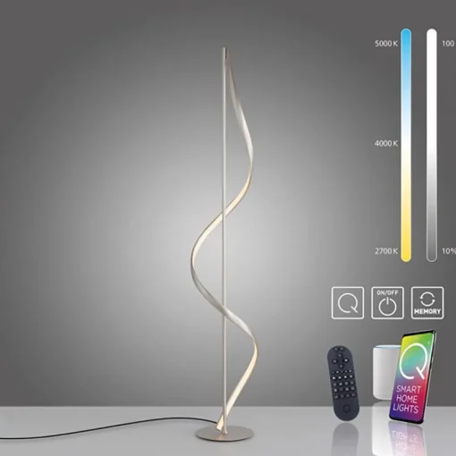 Smart LED vloerlamp sierlijk staal dimbaar>Straluma
